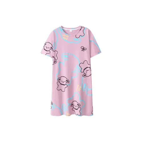 Huggy Kissy Ночная сорочка Женская Светло-фиолетовая