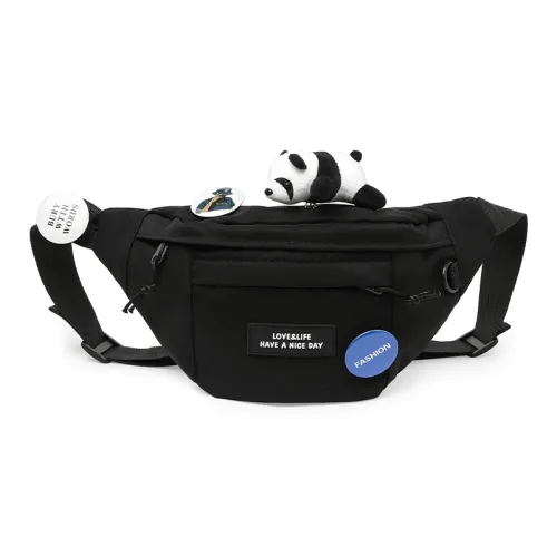 Bywhich Нейлоновая сумка через плечо поясная сумка сумка на плечо стандартная унисекс черный белый