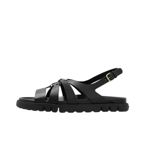 FERRAGAMO AGNES One Ремешок Сандалии 3 см Женские Черные