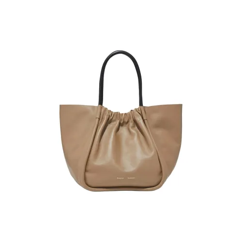 PROENZA SCHOULER Сумка из кожи с складками сумка для покупок сумка через плечо сумка экстра-большая женская светлый тауп