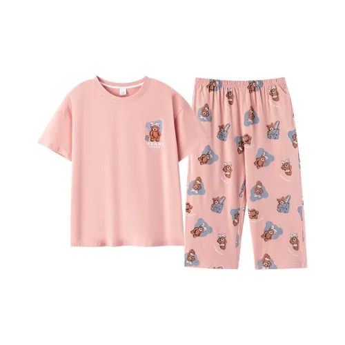 Huggy Kissy Пижамный комплект Женские Креветочно-розовый