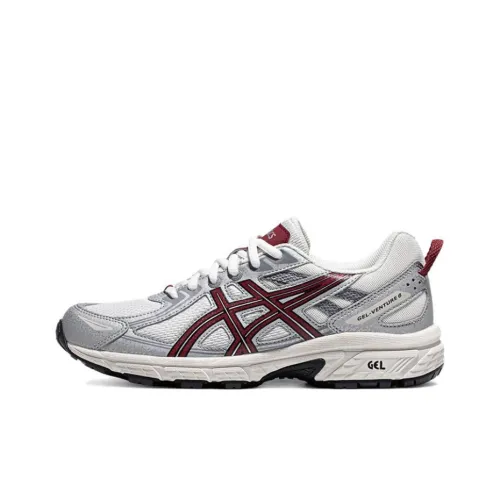 Asics Gel Venture 6 Беговые кроссовки Низкий верх Белый/Серебряный Женские