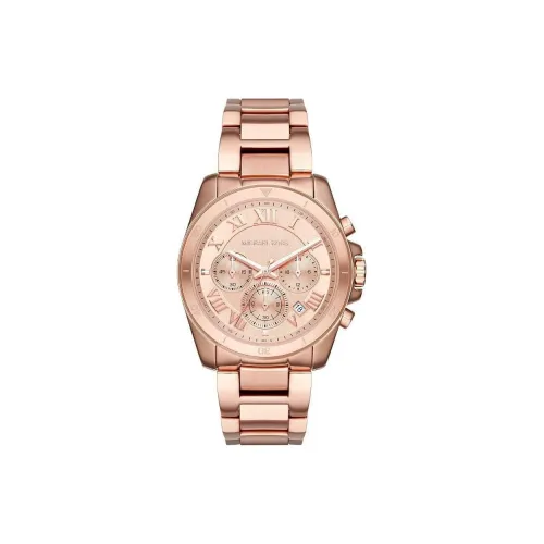 MICHAEL KORS Наручные часы Кварцевый механизм Ремешок из нержавеющей стали 40 мм Розовое золото Циферблат Женские часы MK6367