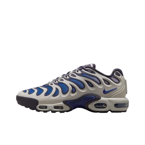 Nike Air Max Plus Устойчивый к истиранию Дышащий Низкий Топ Повседневная обувь Мужская Серый Синий
