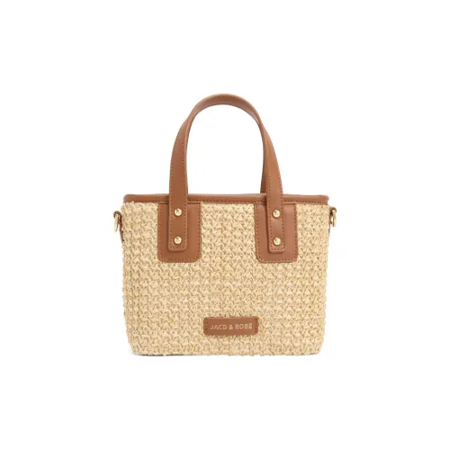 JACD Плетеная сумка из соломы с полиуретаном (ПУ) французская тоут-сумка женская из соломы коричневая