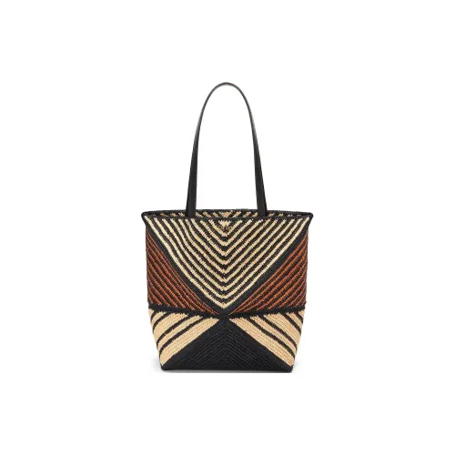 LOEWE Растительный материал Тоут Сумка Сумка для покупок Сумка на плечо Сумка Женская Натуральный Мед Золотой