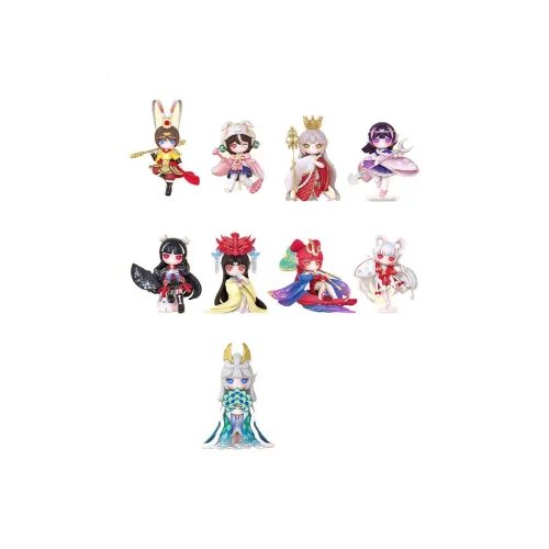 Rolife IF YOU Come Suri West Journey Гоку Коллекция Слепые коробки Один Mystery Коробка Целая коробка 8 шт