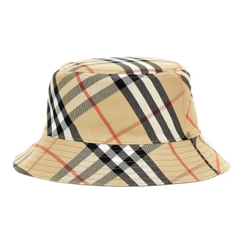 Burberry Cotton Bucket Hats Унисекс Коричневый