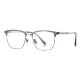 Прозрачный синий | Яркий Gun - C02 с 0 степенью защиты от синего света, простые линзы