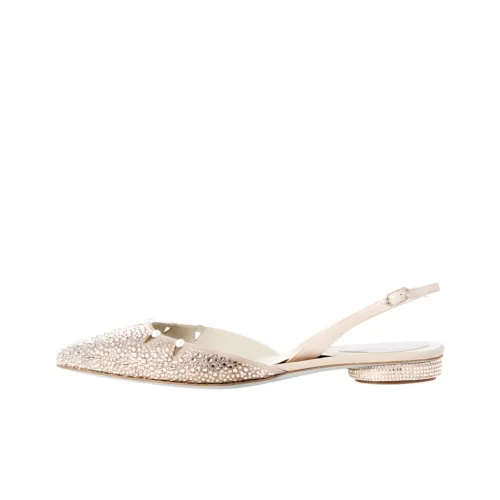 RENE CAOVILLA YUKI SLINGBACK 15 Женские повседневные туфли Женские Бежевый