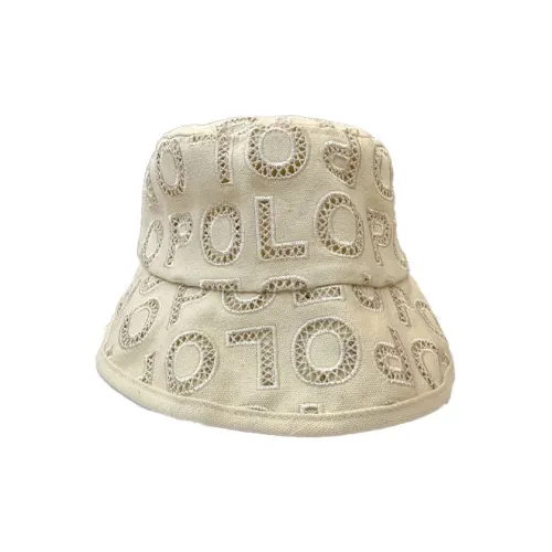 Polo Ralph Lauren Cotton Bucket Hats Унисекс Бежевый