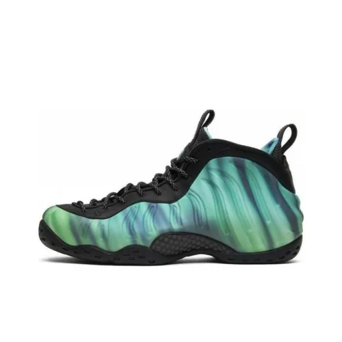 Nike Foamposite One MID Топ Винтажные баскетбольные кроссовки Мужской Зеленый