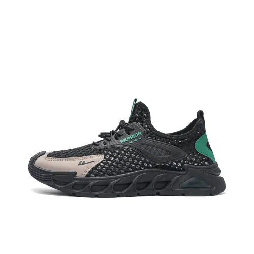 Warrior Casual Низкий Топ Черный Зеленый Мужской