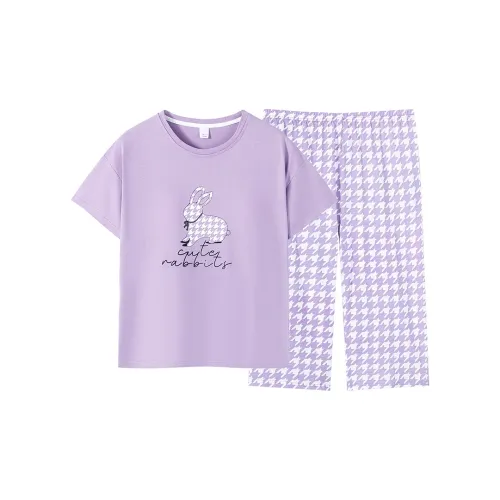 Huggy Kissy Пижамный комплект женский фиолетовый