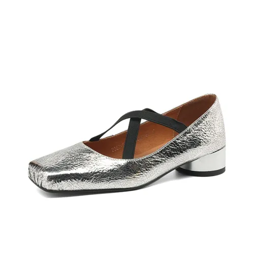 EASTTATALL Грубый каблук Мэри Джейн туфли 3 см женские