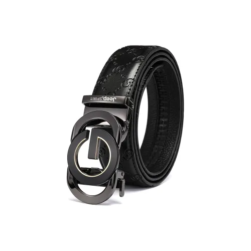 JEEP SPIRIT Натуральная кожа Классический тисненый узор Бизнес Автоматическая застежка Кожаные ремни Мужской