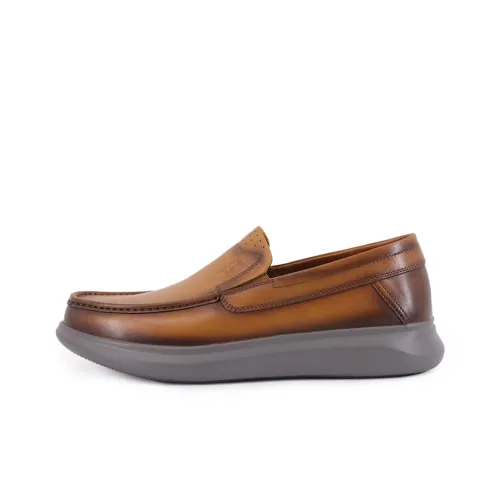TRANOI Мужские повседневные туфли Low Top Светло-коричневые Мужские