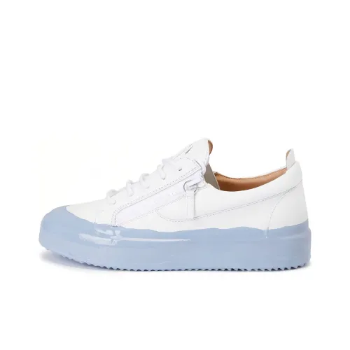 Giuseppe Zanotti GZ Frankie Low Топ Стильные Скейтбординги Мужской Белый