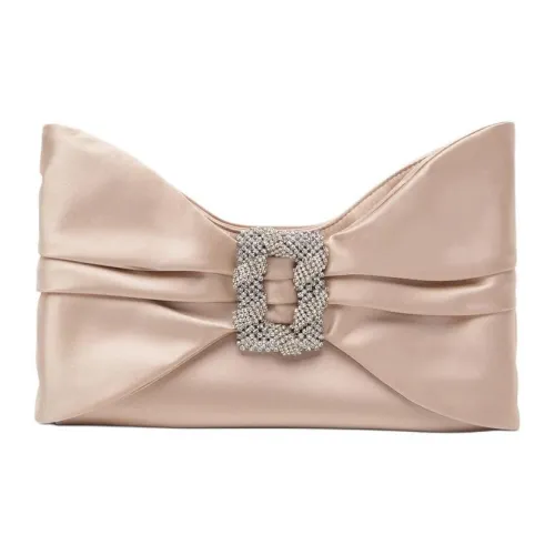 Rodo Satin Clutch Women's Blush Color
