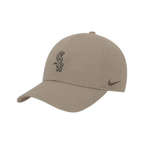 Nike Хлопковые кепки Мужские Хаки