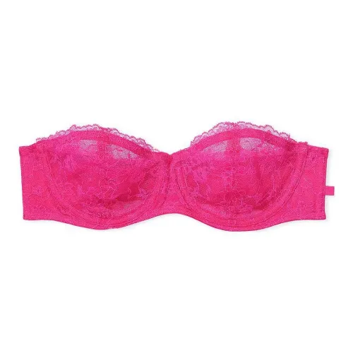 Victoria's Secret Розовый Сексуальный Tee Без подкладки Кружево Без бретелей Бюстгальтер FOREVER Розовый Бюстгальтер Женские Розовый