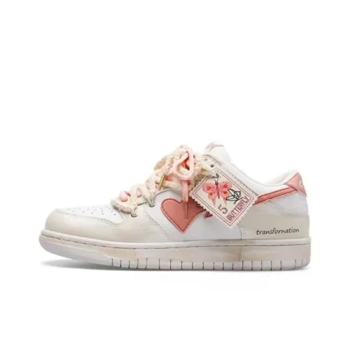 Фламинго Slip-resistant Abrasion-resistant Low-top Скейтборд Кроссовки Женские Pink