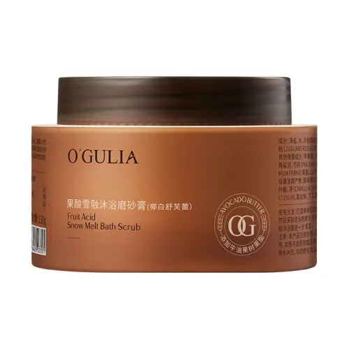 Aguria Кокосовый Белый Soufflé Альфа-гидроксикислоты Снег Melt Тело Wash Scrub 130г Чистка