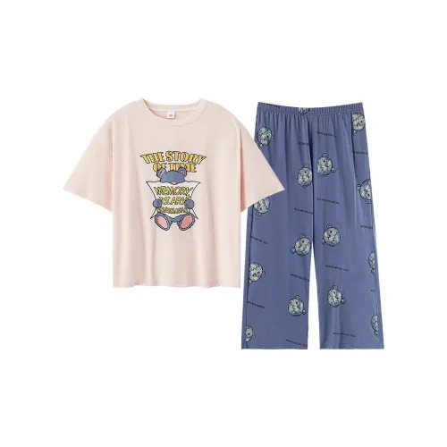 Huggy Kissy Пижамный комплект Женские Креветочно-розовый