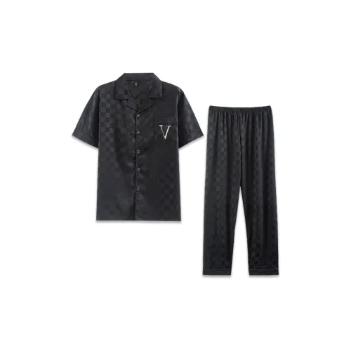 Good Fortune Пижамный комплект Мужской Черный