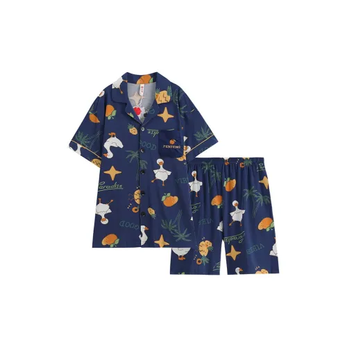 FENTENG Пижамный комплект мужской сапфирово-синий