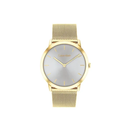 Calvin Klein Watch Кварцевый механизм Стальной ремешок Серебристый циферблат Унисекс