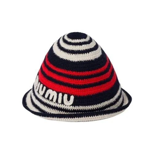 MIU MIU Ткань Шляпы ведра Женские Многоцветный