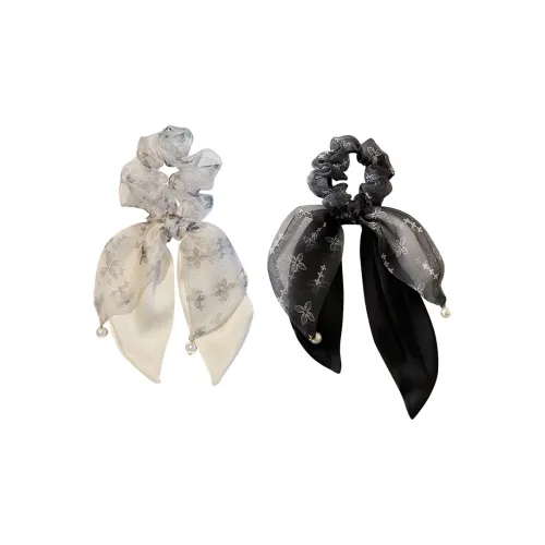 SENDME Ткань + Искусственный жемчуг Резинки-спирали для волос Женские