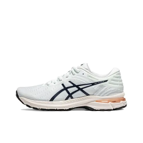 Asics Гель Pursue 7 Амортизация Износостойкий Низкий Топ Повседневные Беговые кроссовки Женские Синий