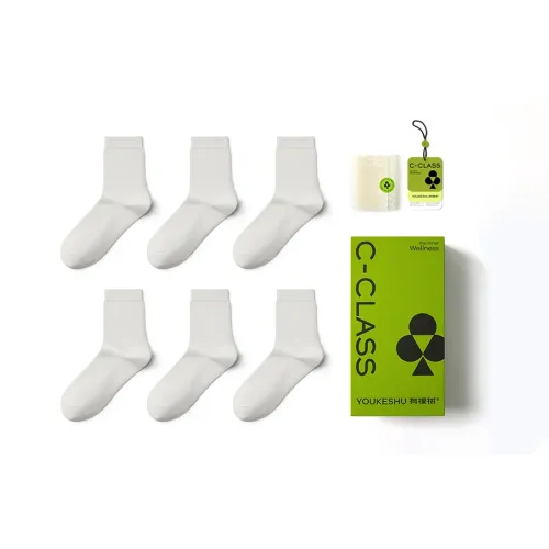 YOUKESHU Бедро Высокие Носки Мужские 6 пар Подарочная коробка Упаковано