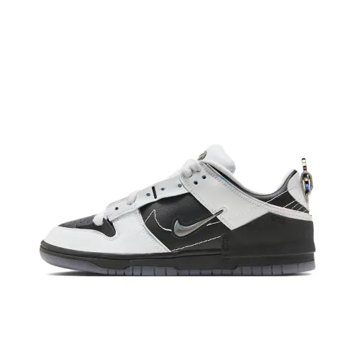 Nike Dunk Disrupt 2 Скейтборд Кроссовки Низкие Черные/Белые Женские