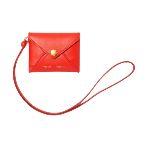PROENZA SCHOULER Кожа Телячья кожа Держатель для карт Держатель для карт Женский POPPY Красный