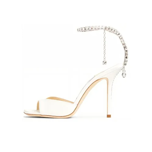 Jimmy Choo Saeda One Ремешок Сандалии Женские Белые