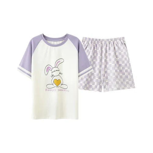 Chun Xi Слоновая кость Женские Пижамные Комплекты