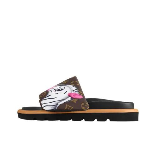 LOUIS VUITTON Pool Pillow Comfort Слипоны Женские Коричневый