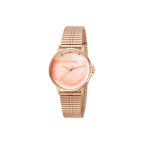 ESPRIT Women's Watch Кварцевый механизм корпус из нержавеющей стали ремешок 32 мм розовое золото циферблат часы ES1L065M0085