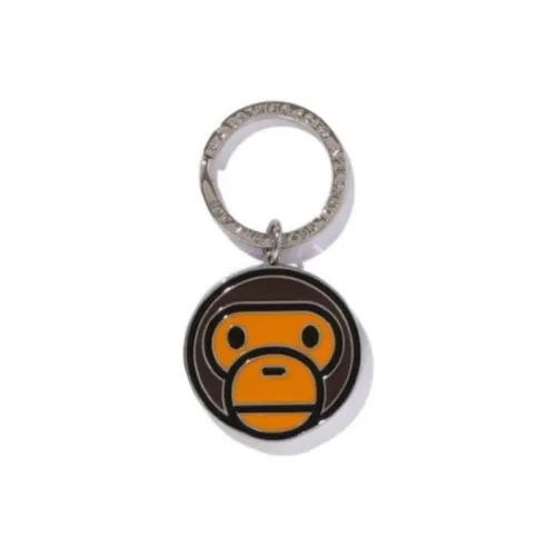 A BATHING APE Цинковый сплав Эпоксидная смола Брелок Сумка Аксессуар Средний Мужской Коричневый