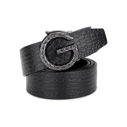 Cows Reign Автоматическая застежка кожа с узором крокодила бизнес элегантность улучшенные кожаные ремни мужской