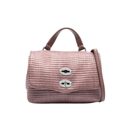 Zanellato Полиэстер с кожаными вставками Тоут Сумка Сумка для покупок Сумка Unisex Light Фиолетовый