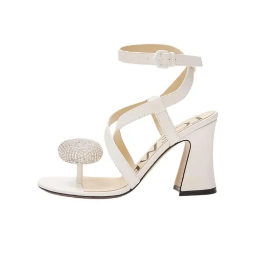 LOEWE Calle Pebble One Ремешок Сандалии 8,5 см Женские