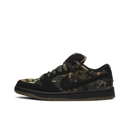 Nike Dunk SB Pushead 2 Low Топ Скейтборд Кроссовки Мужские Черные