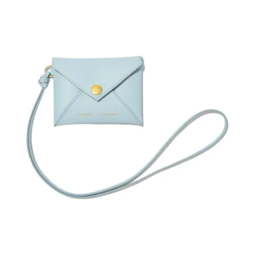 PROENZA SCHOULER Телячья кожа Держатель для карт Держатель для карт Женский Светло-синий