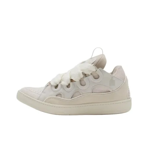 Lanvin Curb Low Топ Скейтборд Кроссовки Мужские Белые