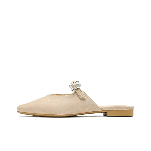 EBLAN Домашние тапочки Женские Бежевые