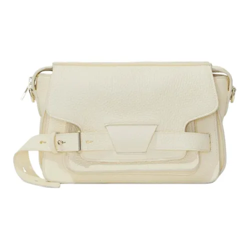 PROENZA SCHOULER Телячья кожа Седло Сумка Сумка через плечо Женская Бежевая